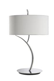 Eve Polished Chrome-Spain White Table Lamps Mantra Shaded Table Lamps Eve Polished Chrome-Spain White Table Lamps Mantra Shaded Table Lamps